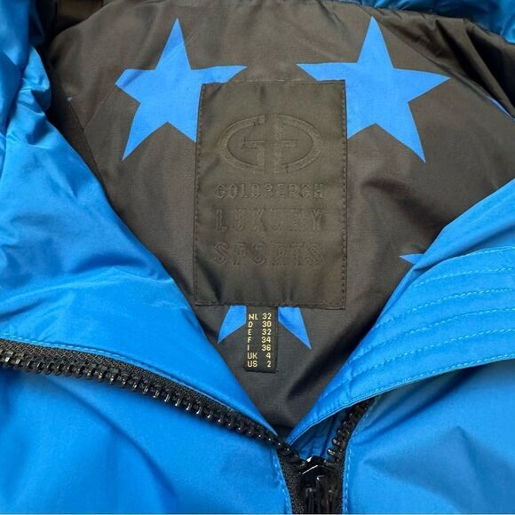 Goldbergh Porter Ski Jacket NWT US 2 Electric Blue Waterproof - Picture 3 of 10